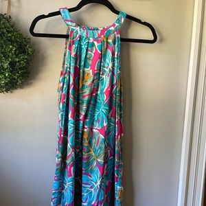 Crown & Ivy Palm Leaf PomPom Dress
